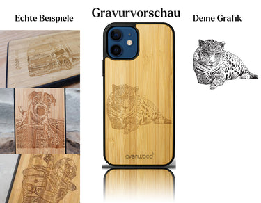 INDIVIDUELL iPhone 12 Bambus-Kunststoff
